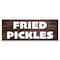 Signmission Fried Pickles Banner Concession Stand Food Truck Single Sided B-96-30067 - alternate 1